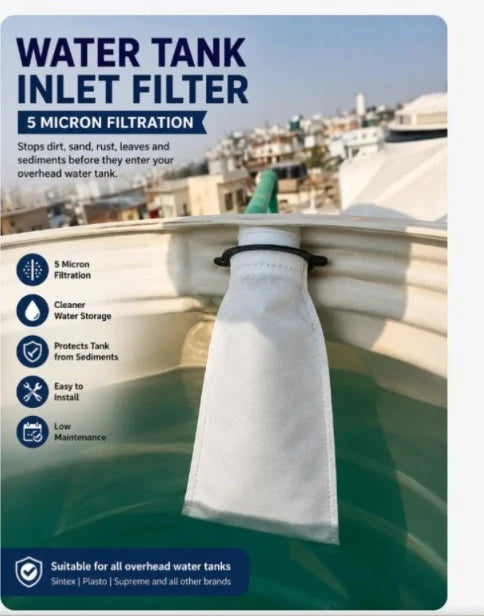 Water Tank Inlet Filter – 5 Micron Sediment Filter-Buy 1 Get 2 Free
