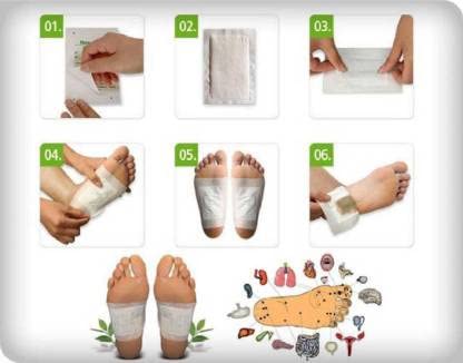 Premium Body Detox Foot Patches – Pack of 20  🎁 BUY 1 GET 1 FREE 🔥