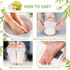 Premium Body Detox Foot Patches – Pack of 20  🎁 BUY 1 GET 1 FREE 🔥