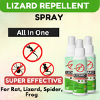 🌿 Organic Lizard Repellent Spray – Pack of 3